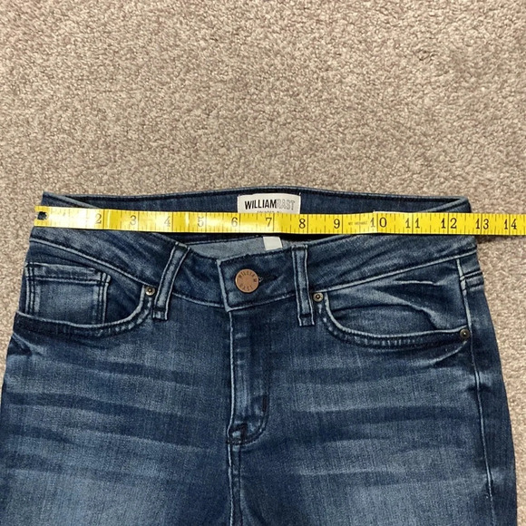 NWOT William Rast Raw Hem Ankle Skinny Jeans 25 - Picture 5 of 16